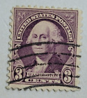 U.S. Postage Stamp ~ George Washington ~ 3¢ Violet ~ Posted/Cancelled ~ 1932 ~15