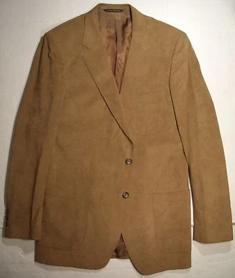  PRECIOSA CHAQUETA/BLAZER HOMBRE NEIMAN-MARCUS ULTRASUEDE TALLA:42L COLOR: BRONCEADO Foto 1 de 4