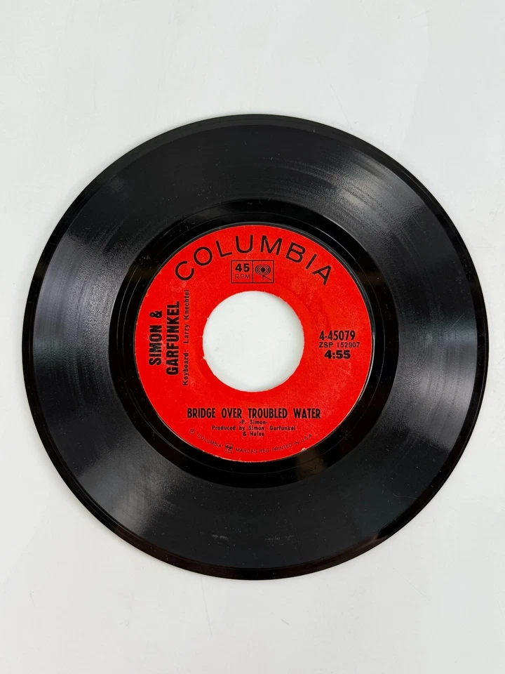 Simon & Garfunkel - Bridge Over Trouble Water Keep - The Customer Satisfied -45 - Image 1 of 2