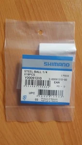 Genuine Shimano Spare Part 1/4" Steel Ball 18 pcs Rear Hub Wheel Bearings - Picture 1 of 2