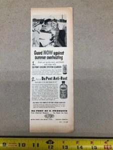1954 DuPont Cooling System Cleanser/Anti-Rust--vintage ad from automotive estate - Picture 1 of 1