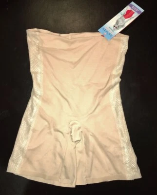 АКТИВЫ SPANX Luxe постный металлический середины бедра S управления голая роза пыли новый женщин 1 X - Изображение 1 из 4