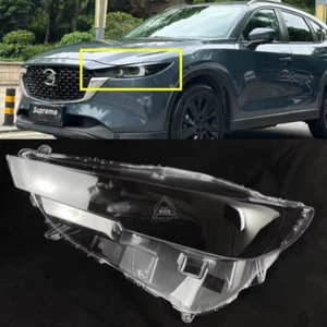 Left Driver for Mazda CX-5 2022-2025 2024 Headlight Lens Cover+Sealant Glue 1Pcs - Picture 1 of 9