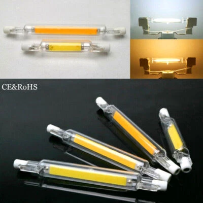 LED R7S COB 118mm78mm Dimmable Glass Replace Incandescent Halogen Lamp 110V/220V - Image 1 of 4