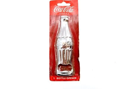 NEW Coca-Cola COKE BOTTLE OPENER ~ Wall Mount Metal 5.5" Tall Circa 1990's - Image 1 of 4
