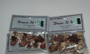 2 NIP, Dress It Up, "Button Mania Dog Days", & "Tiny Collection Dogs", Pkgs - Picture 1 of 1