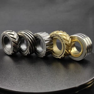 Fidget Spinner Mechanic Ring Metal EDC Slider Stress Relief Adults Magnetic Toys - Picture 1 of 70