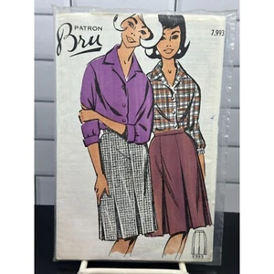 Vintage Patron Bru Skirt Pattern #7993 - Picture 1 of 2
