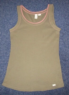 Eastern Mountain Sports EMS NWOT Large Brown Pink Stitching Thermal Tank Top - Image 1 of 4