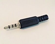 CONNETTORE JACK RCA 3,5mm 4 POLI A SALDARE, RCA CONNECTOR