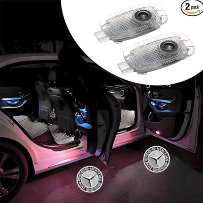 Kit de luces de charco láser de cortesía para puerta LED HD Mercedes-Benz Clase S 2008-2013 Foto 1 de 4