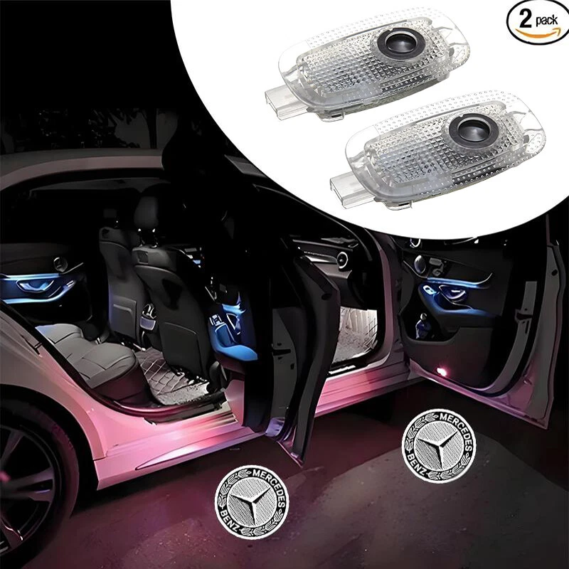 Kit de luces de charco láser de cortesía LED 3D puerta 2008-2013 para Mercedes-Benz Clase S 2008-2013 Foto 1 de 4