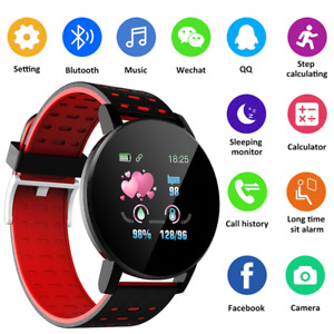 Smart Watch Fitness Tracker Heart Rate Sports Watch Waterproof Android iOS