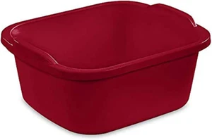 Plastic Wash Tub Dishpan Basin and Foot Bath for Soaking Feet, Laundry Hand Wash - Picture 1 of 9