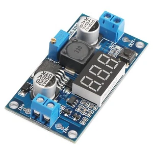 LM2596 DC 4.0-40 to 1.3-37V Adjustable Step-Down Buck Power Module + Voltmeter - Picture 1 of 7