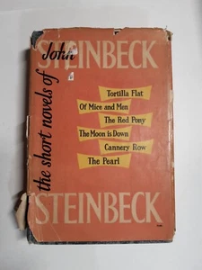 John Steinbeck, Tortilla Flat, Of Mice &Men, Red Pony, Moon Down, Cannery,Pearl - Picture 1 of 11