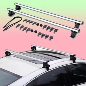 2PCS for Kia Picanto Lockable Roof Rail Rack Rooftop Luggage Sedan - Picture 1 of 15