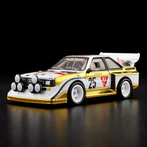 RLC Exclusive 1985 Audi Sport Quattro S1 Yellow Opening Hood Hot Wheels - Picture 1 of 19