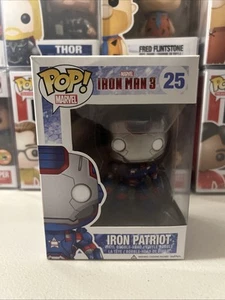 Funko POP! Marvel #25 Iron Man 3 Iron Patriot Vaulted Vinyl Figure w/ Protector - Imagen 1 de 8
