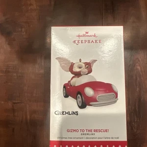 2015 Gizmo to the Rescue! Hallmark Andenken Gremlins Weihnachtsschmuck - Bild 1 von 2
