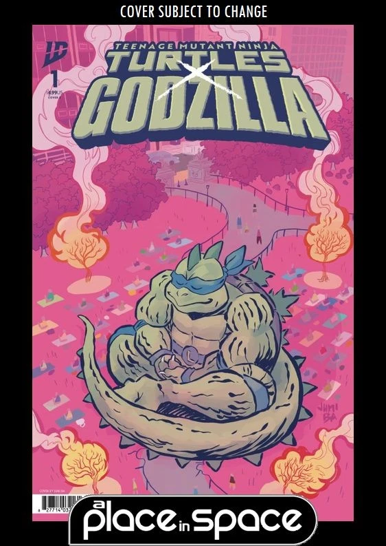 TEENAGE MUTANT NINJA TURTLES X GODZILLA #1B JUNI BA VARIANT (WK46) - Imagen 1 de 1