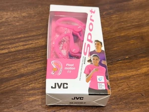 JVC HA-ECX20-PE Pivot Motion Fit In Ear Headphones for Running - Pink - Picture 1 of 3
