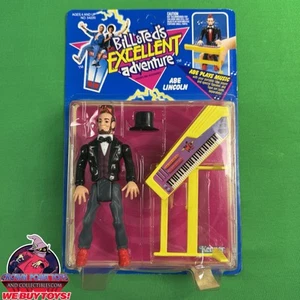 Figura Kenner Bill & Ted's Excellent Adventure 1991 ABE LINCOLN sellada sin perforar - Imagen 1 de 6
