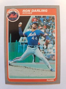 1985 Fleer Ron Darling #76 NM - Bild 1 von 1