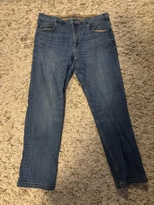 Duluth Trading Carpenter Jeans Herren 38x32 Blau Ballroom Double Flex Relax Fit - Bild 1 von 6