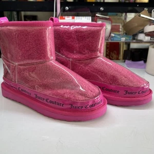 JUICY COUTURE KLASH BOOTIE BOOTIES PINK TRANSPARENT GR. 6 GEBRAUCHT/PRE-OWNED - Bild 1 von 17