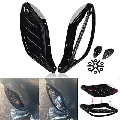 Cubierta deflectora de ala lateral apta para Harley Touring Street Electra Glide FLHT FLHX Foto 1 de 4