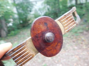 14 tiradores de cajón antiguos únicos Art Deco de baquelita marrón tortiga de 4,5" - Imagen 1 de 9