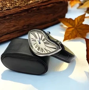 orologio Crash DALI PARIS FRENCH HOMAGE MEN'S VINTAGE Watch Unisex Famous Luxury - Foto 1 di 2