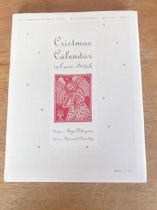Sweden Christmas Calendar in Cross stitch tapestry Book Japanese - Picture 1 of 2