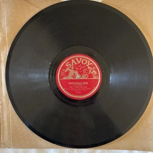 78RPM Savoy 553-Ben Webster, O Pettiford -HONEYSUCKLE ROSE/ BLUE SKIES- VG+ - Picture 1 of 6