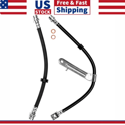 2x Rear Left & Right Brake Hose Brake Line For 2005 2006 Mazda Tribute - Image 1 of 4