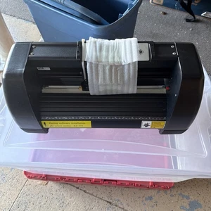 Vinyl Cutter Plotter Cutting 14" Sign Maker Graphics Handicraft Wide Format - Picture 1 of 2