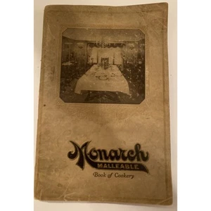 1925 Monarch Malleable Book of Cookery Vintage - Picture 1 of 12