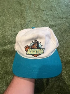 Vintage 90s Florida Beach Dogs Basketball Snapback Hat Cap Rare One Size - Picture 1 of 7