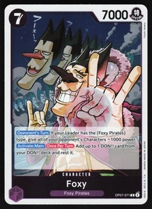 Foxy (071) OP07-071 One Piece TCG Foil R NM - Picture 1 of 2