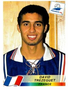 PANINI WORLD CUP FRANCE 98 FIGURINA N. 171 DAVID TREZEGUET ROOKIE STICKER FRANCE - Imagen 1 de 2