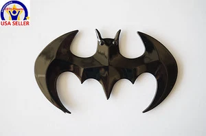 BATMAN 3D DC Universe for Laptop, Car Badge Emblem, etc - Glossy Black - Picture 1 of 1