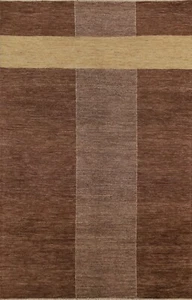 Geometric Modern Gabbeh Oriental 6'x8' Area Rug Hand-knotted Contemporary Carpet - Picture 1 of 12