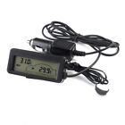 12V Car Thermometer Digital LCD Display Inside/Outside Temperature Gauge