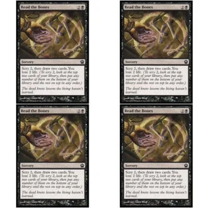 4 x READ THE BONES NM Theros MTG Black - Sorcery Com - Picture 1 of 1