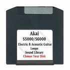Akai S5000 / S6000 100Mb Zip Disk Electric & Acous Gtr. Library Choose Your Disk