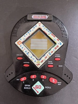 Juego de máquina tragamonedas electrónica portátil Hasbro Monopoly Jackpot 1999 Foto 1 de 2