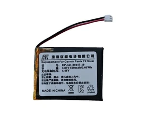 Batteria di ricambio 520 mAh per Garmin Fenix 7X Solar SmartWatch 361-00147-10 - Foto 1 di 5