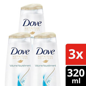 3x [DOVE] Shampoo Nutritive Volumizing N...
