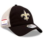 New Era 9Twenty New Orleans Saints Flag Black Snapback Adjustable Mesh Hat Cap